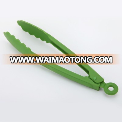 hot sell passed FDA or LFGB stainless steel plastic food tongs